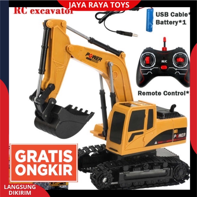 Rc Car Mobil Remote Control truck Beko Construction alat berat high Power baterai cas New Version