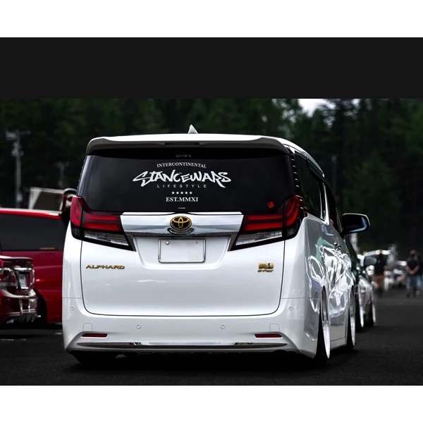 stiker mobil stance wars cutting sticker kaca mobil