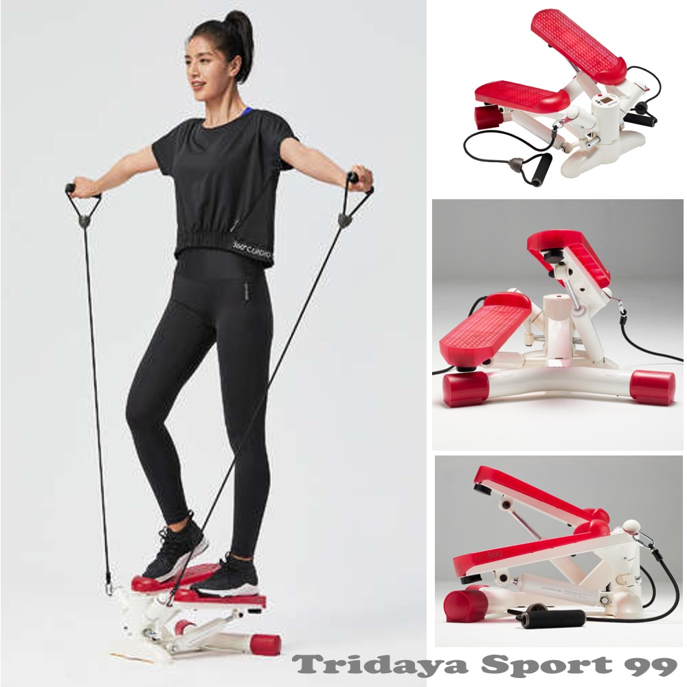 STEPPER ALAT SENAM PRODUK IMPORT ALAT PELANGSING TUBUH ORIGINAL DOMYOS MS 500 ALAT FITNES IVORY PINK
