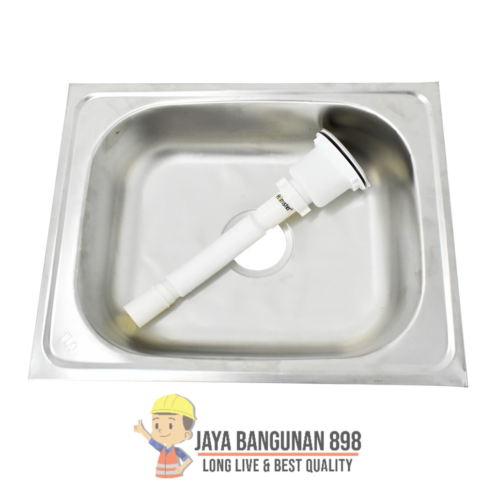 Bak Cuci Piring 1 Lubang / Promo Bak Cuci Piring / Sink Cuci Piring / Free Afur / KHUSUS INSTAN DAN SAMEDAY