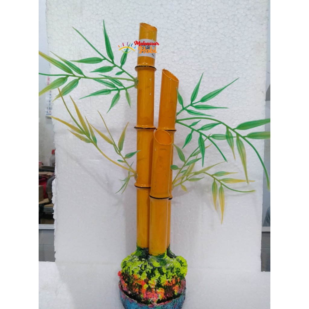 Bambu Tinggi 5x21 Hiasan Ornamen Aksesoris Aquarium Aquascape Akuarium