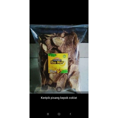 

Keripik Pisang Kepok Ibu Nur rasa Coklat 250gr