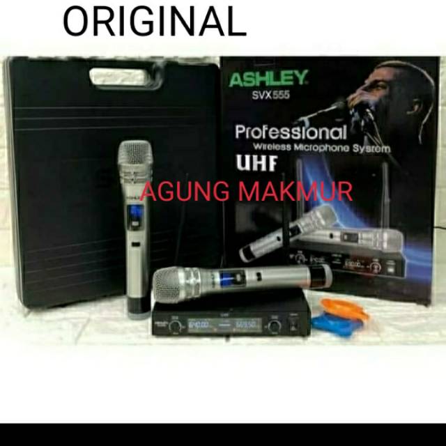MICROPHONE WIRELESS ASHLEY SVX 555 ORYGINAL