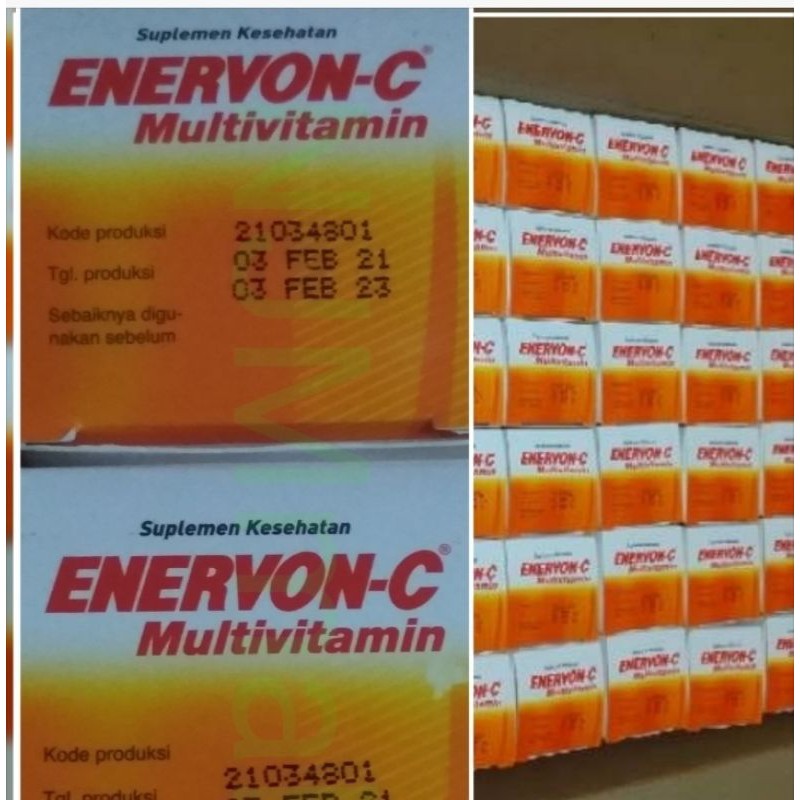 

ENERVON C BOTOL PER DUS KARTON ISI 48 botol