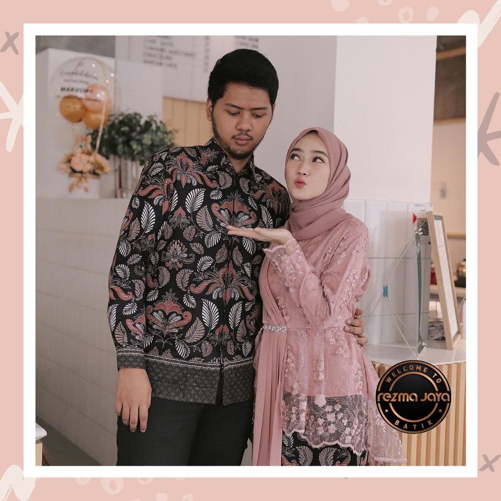 Jual KEBAYA MODERN ORIGINAL COUPLE BAJU BATIK ATASAN WANITA BRUKAT