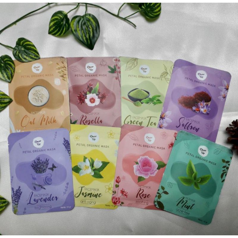 dear up petal mask bpom aman kemasan pabrik