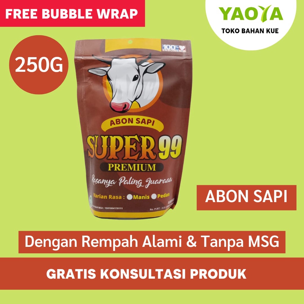 

ABON SAPI PREMIUM SUPER 99 250G