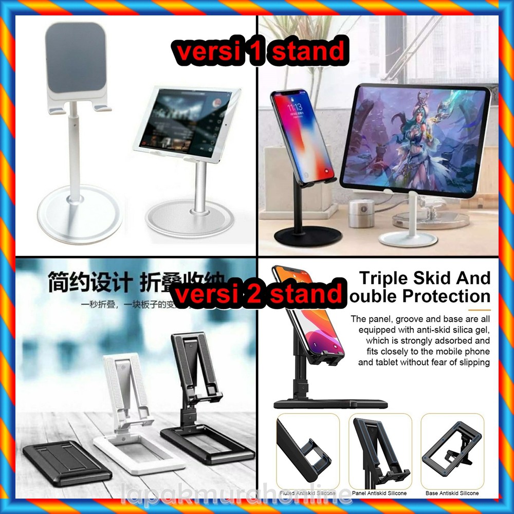 HOLDER PHONE STAND UNIVERSAL FOLDING DESKTOP / STAND HOLDER MINI / DUDUKAN HP