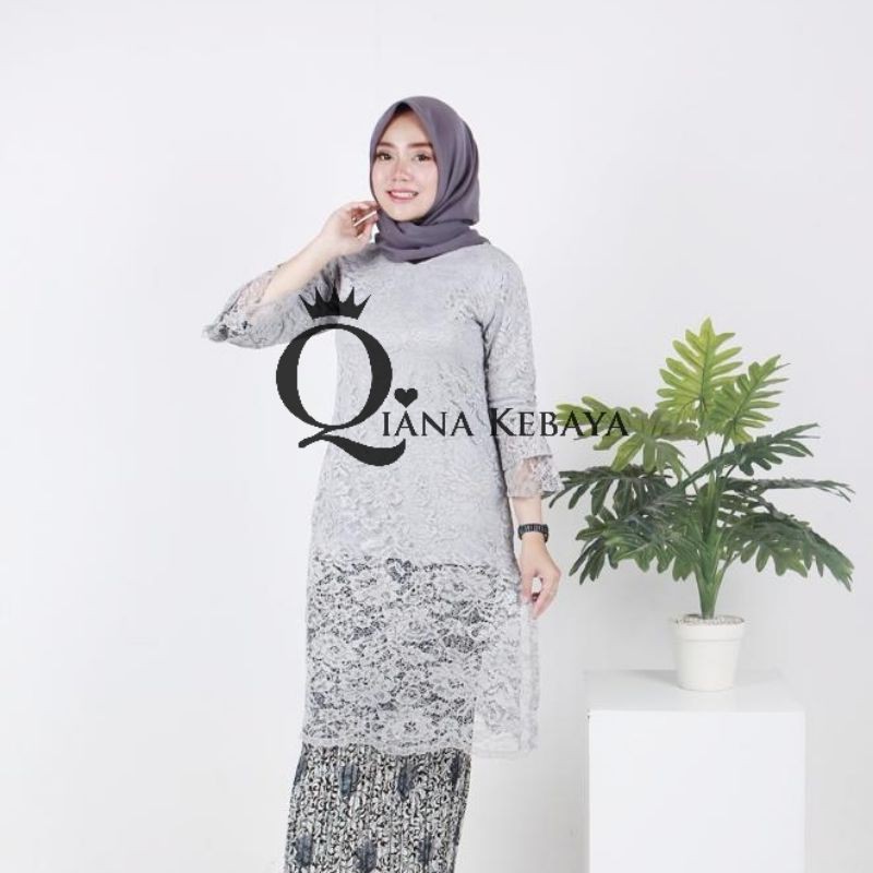 KEBAYA TUNIK QIANA /KEBAYA BROKAT MODERN /KEBAYA TUNIK BROKAT