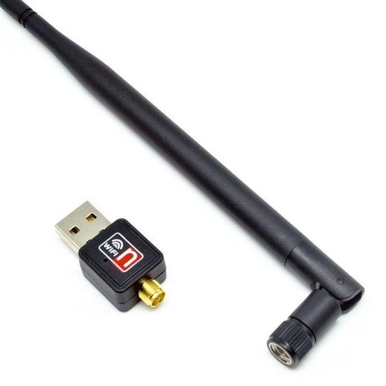 Penguat Sinyal USB adapter untuk WIFI + Antena 300Mbps LAPTOP PC