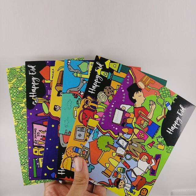 

Kartu Pos / Postcard seri Ramadhan Idul Fitri 2019