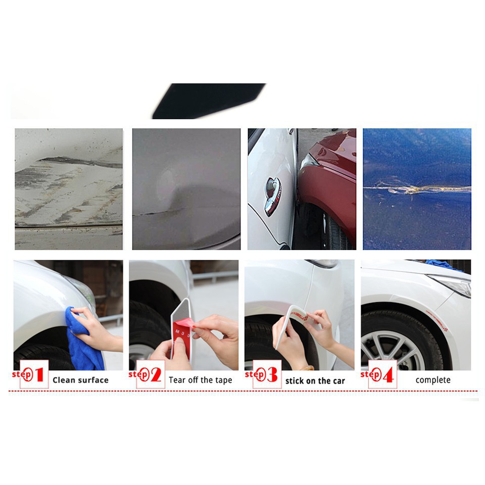 Styling mobil Anti Tabrakan Fender Suar Tepi Penjaga Karet Bumper Perlindungan Sticker Moulding jalu