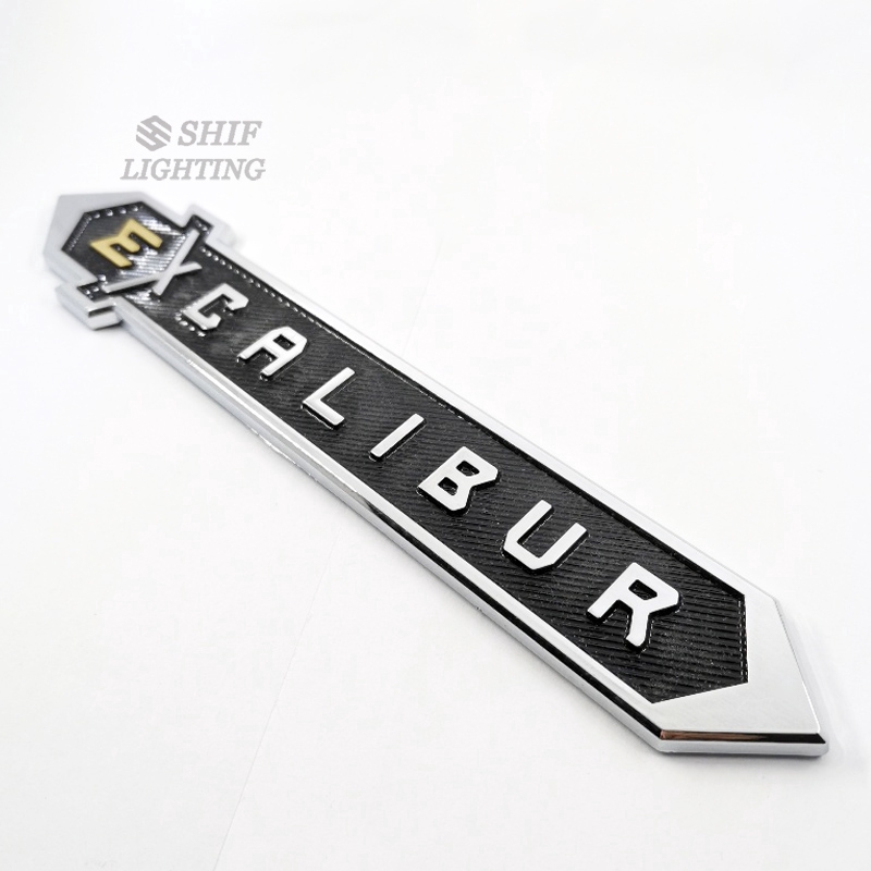 1pc Stiker Emblem Logo EXCALIBUR Bahan ABS Untuk Dekorasi Mobil TOYOTA Land Cruiser