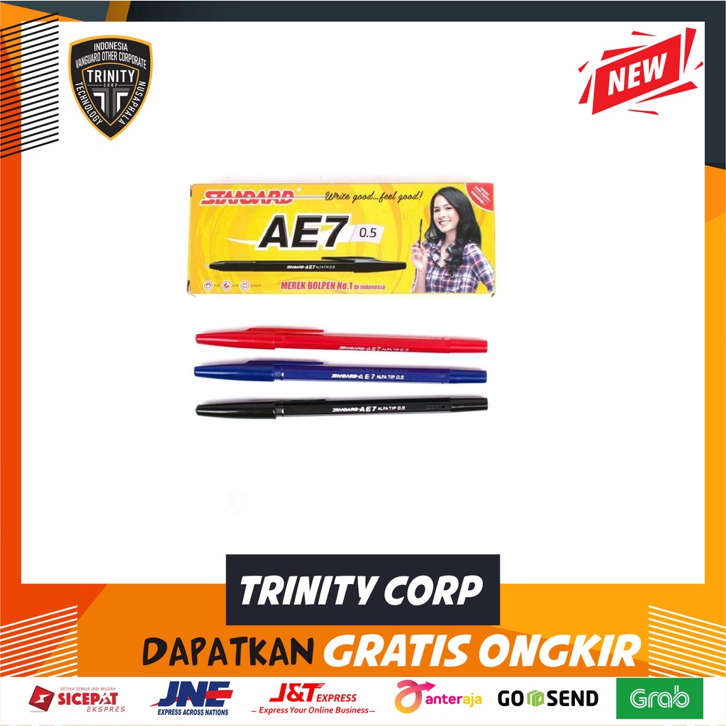 

BOLPOINT STANDAR / TENCO AE7 Warna perPCS