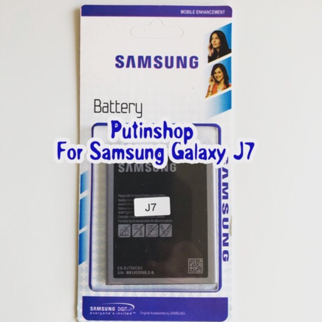 (P) Baterai batre battery Original Samsung Galaxy J7 / J700 / J7 2015 / J7 core / On 7 J700F / J7 Core J701F / J4 2018 J400F