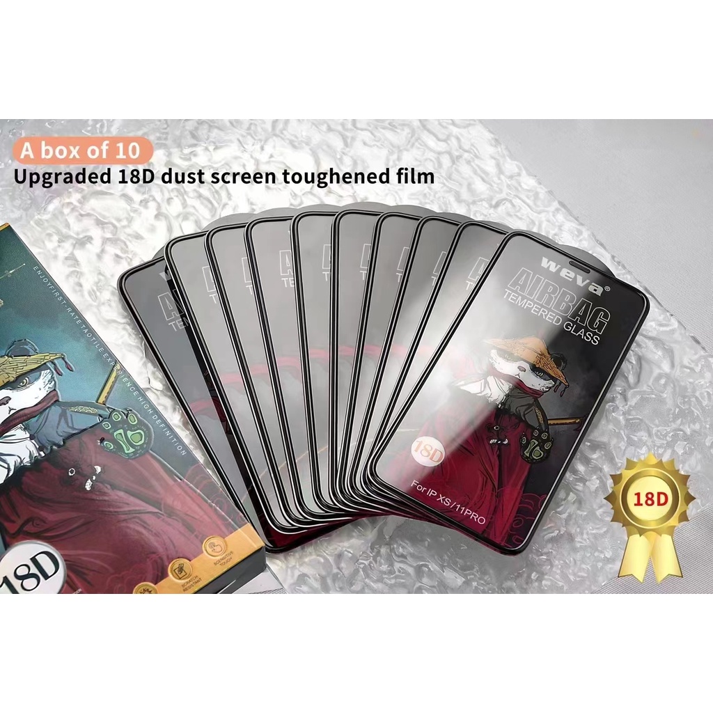 Pelindung Layar Tempered Glass 18D HD + Frosted Anti Spy Untuk iphone 14 Plus 14 Pro 14 13 12 11 Pro Max 13 12 Mini X XS XR XS Max 6 7 8 Plus