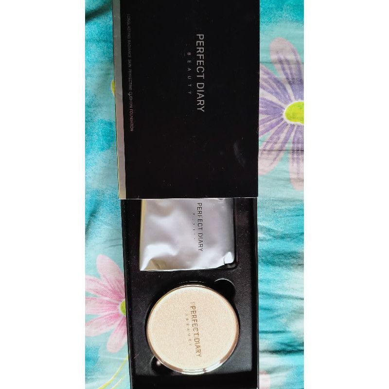 Cushion perfect diary Preloved sekali pakai /Perfect Diary Cream Air Cushion Foundation Long Lasting
