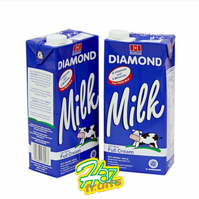 

Susu Diamond Uht / Diamond Milk full Cream - 1 Liter