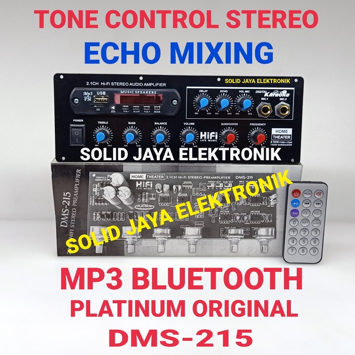 KIT TONE CONTROL KONTROL 2.1 MIXING ECHO MIC MP3 BLUETOOTH SUBWOOFER