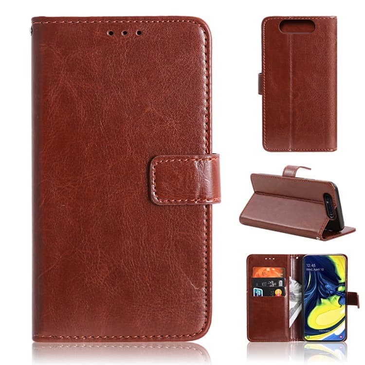 Case Wallet SAMSUNG A80 Flip Cover Wallet Leather Casing