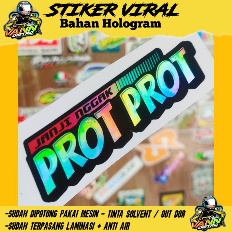 stiker janji ga prot prot