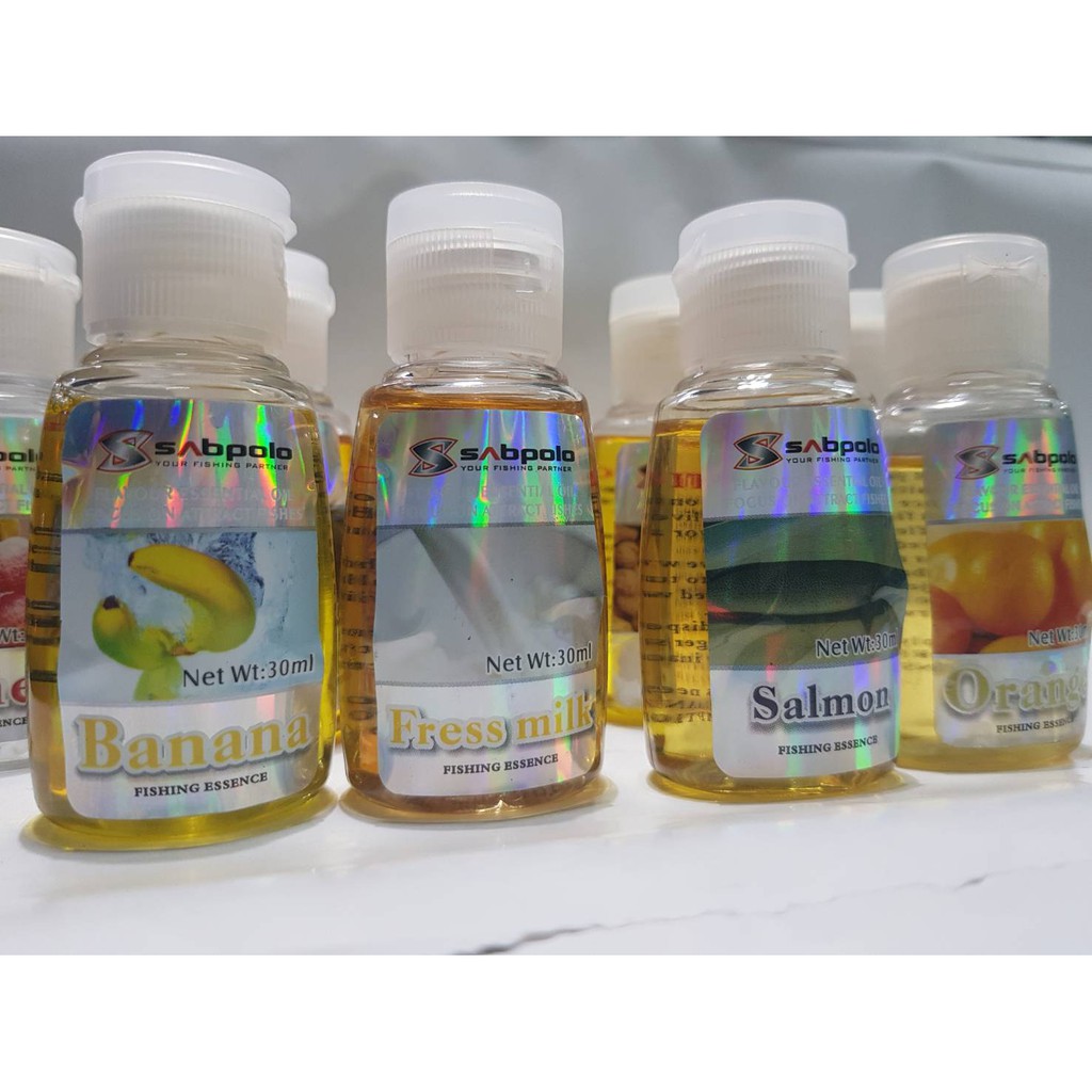 ESSEN SABPOLO LECI/JAGUNG MANIS/ALMON/KACANG/KELAPA/JERUK/SALMON/PISANGBANANA/STROBERI/UDANG ESSENCE