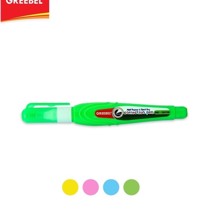 

Promo Merakyat (12 PCS) Correction Pen Tip Ex Greebel Tip-Ex Tip-x Tip-X Cair