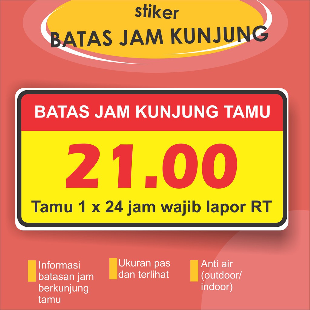 

STIKER BATAS JAM KUNJUNG TAMUU