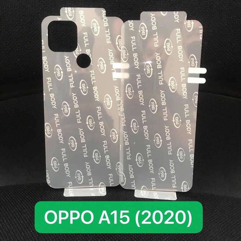 Hydrogel Oppo A15 New- Screen Protector Full Body Front &amp; Back Oppo A15 - UA