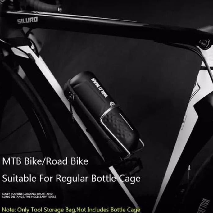 All About Gowess_ Bottle Cage Tas Sepeda Wild Man Toolkit Tools Botol Tool Set Minum