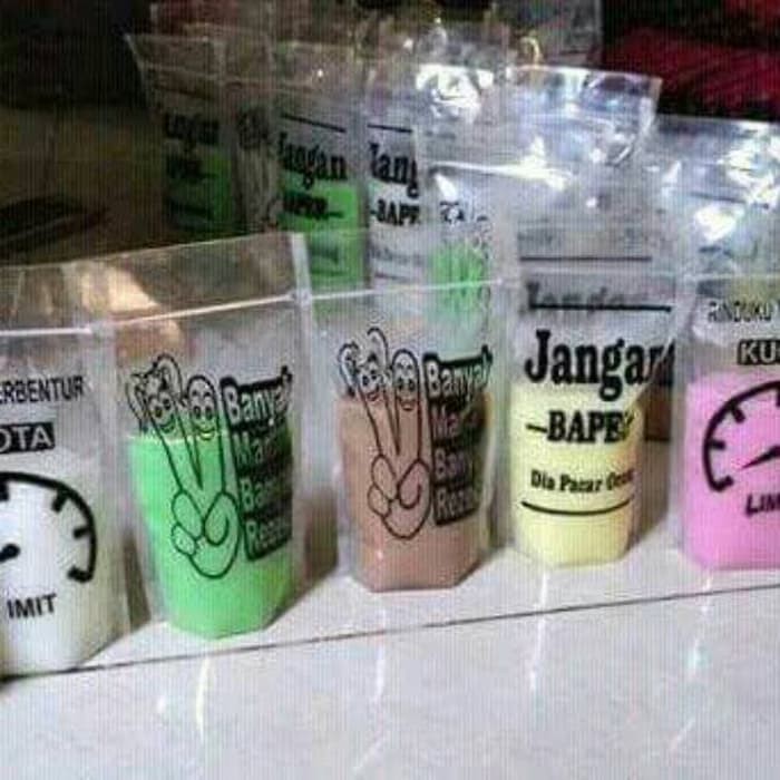 

Sablon Standing Pouch Single Seal Uk 12x20 Custum