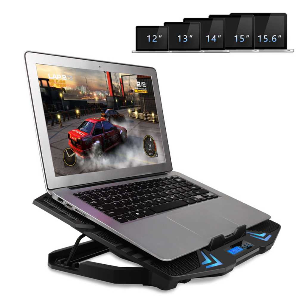 ICE FAN Cooling Pad Laptop 5 Kipas -  Murah Kipas Pendingin Laptop