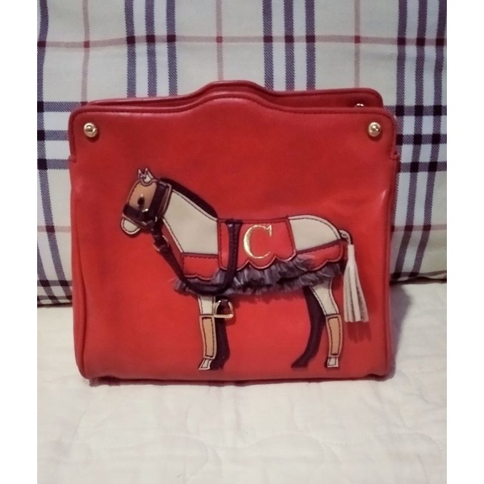 Sling bag Lapalette cupcake orange preloved