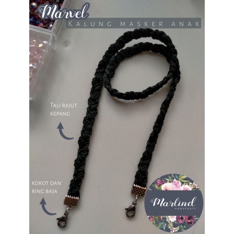 kalung masker anak / tali masker anak / konektor masker anak