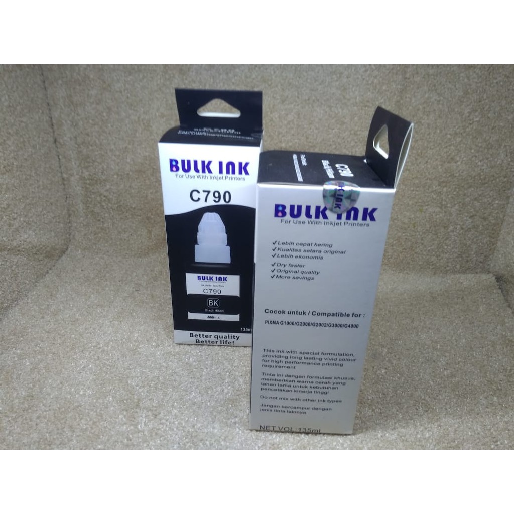 Tinta Canon C790 Black/Tinta Printer Canon G1000/G2000/G3000/4000