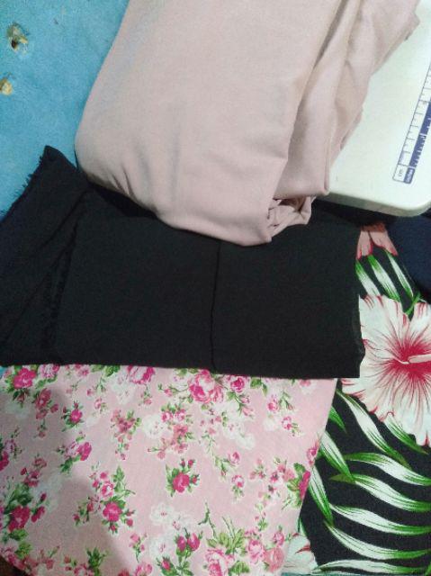 Kain Meteran Babydoll Bd006 Black (0.5m)