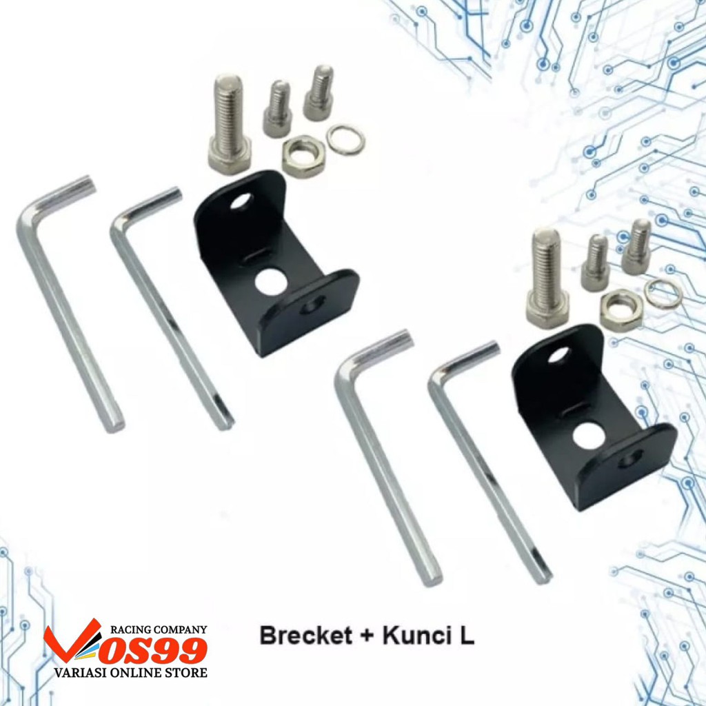 LAMPU TEMBAK LASER FOGLAMP SQL 2 MATA LED SUPERBRIGHT 60 WATT HIGH BEAM / LOW BEAM