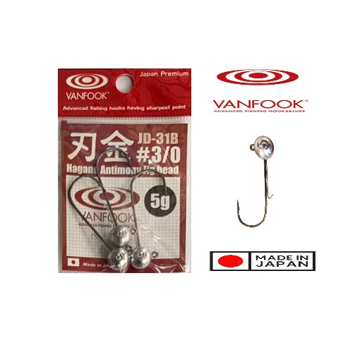 Vanfook Hagane Antimony Jig Head JD-31B