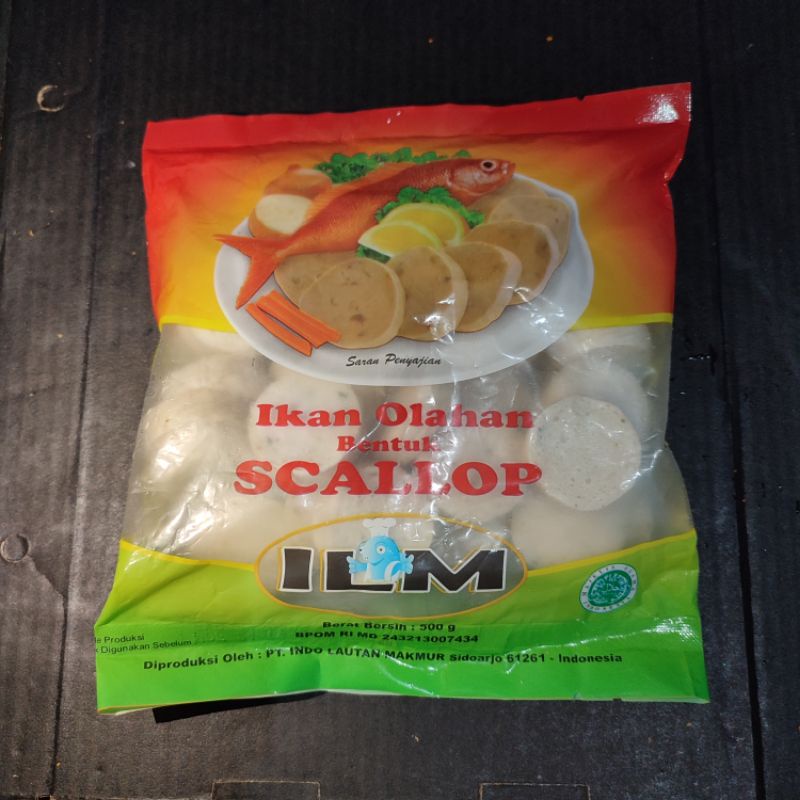 

Scallop ikan premium surimi 500gr ILM