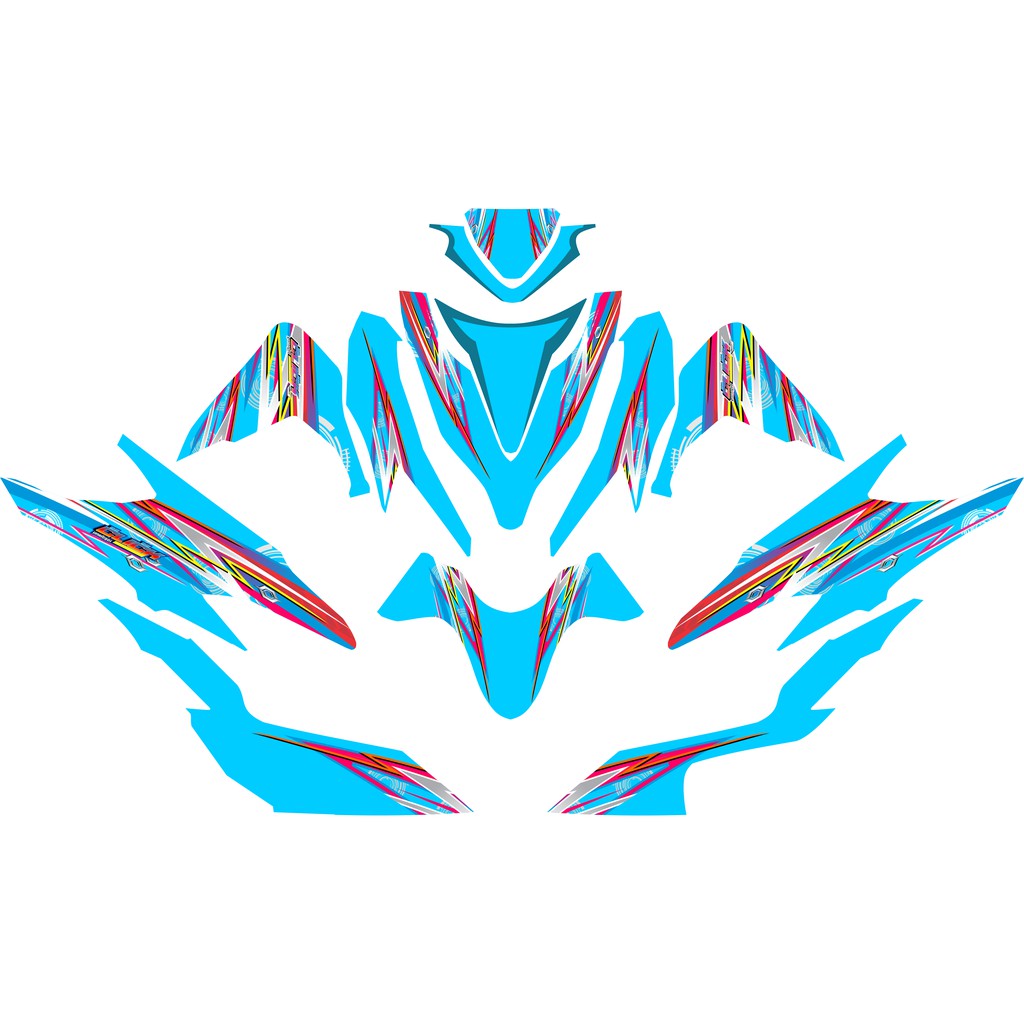 STIKER DECAL MOTOR VARIO NEW 2019 STIKER STRIPING VARIO 125-150 ISS 2019 FULL BODY STIKER