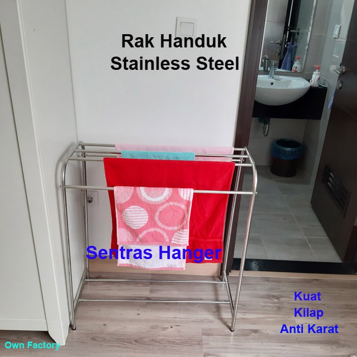 Jemuran Handuk/Rak Handuk, Stainles Steel