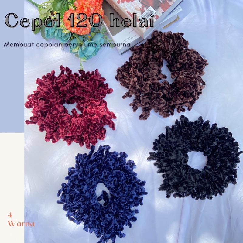 Kunciran Rambut Gurita Beludru / Aksesoris Murah Bludru Ubur-Ubur