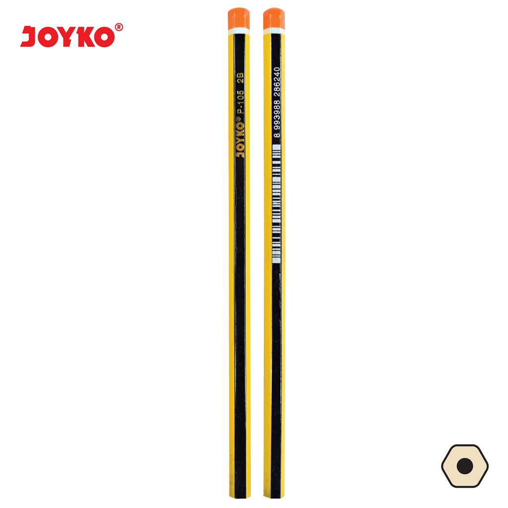 

Pensil 2B Joyko P-105 [1 pcs] / Alat Tulis Ujian Komputer