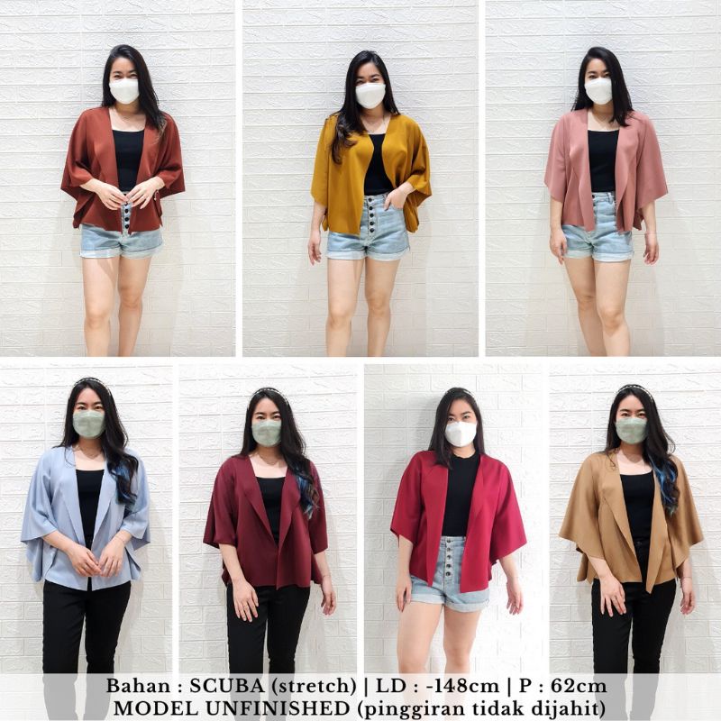 outer cardigan polos bigsize fag3100 | BILLIE OUTER