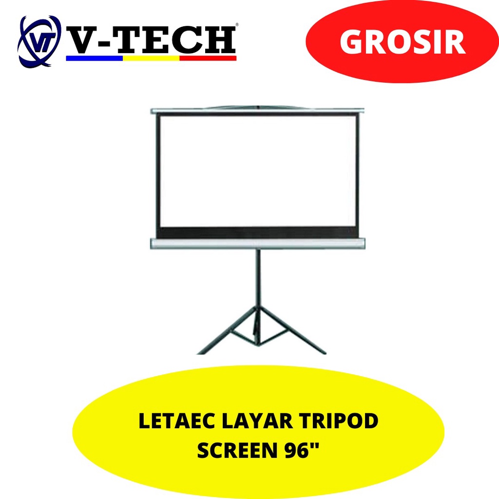 LETAEC LAYAR TRIPOD SCREEN 96"