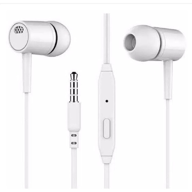 Headset - Earphone - Handsfree D21 Superbass Ear bud Karet Jack 3.5mm