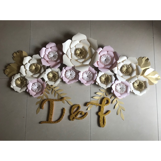 

Paper flower paket hemat 3 inisial