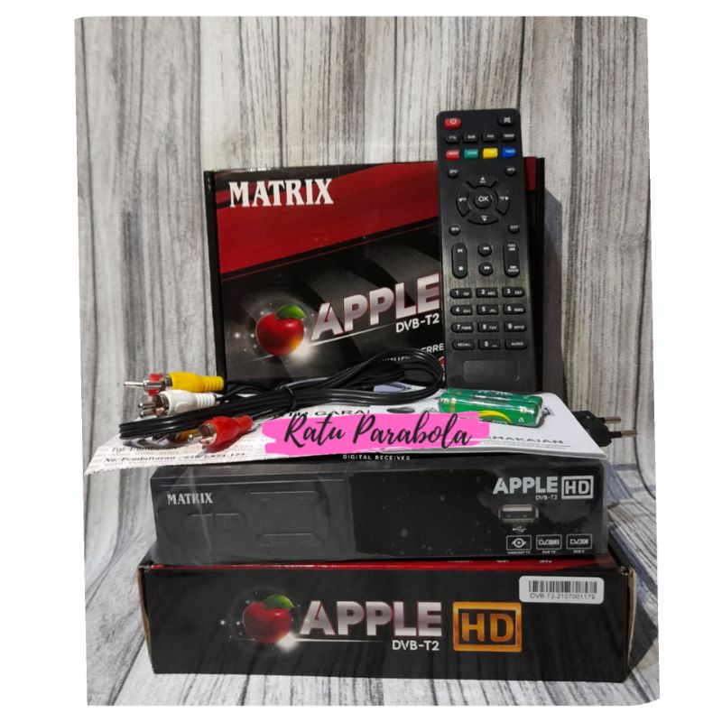 MATRIX APPLE Set top box tv digital DVB-T2 UHF TV DIGITAL