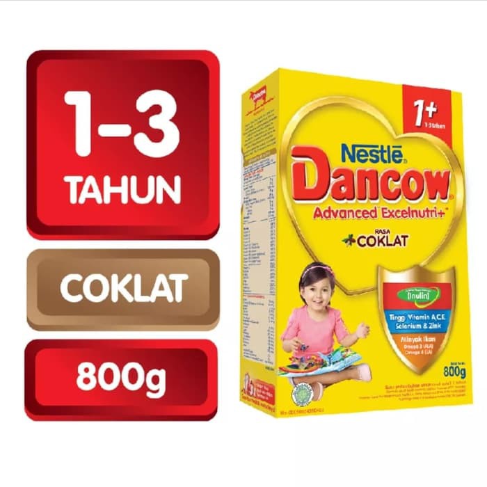 

Dancow 1+ Susu Formula 1 - 3 Tahun 1 plus Rasa Vanilla Madu Cokelat