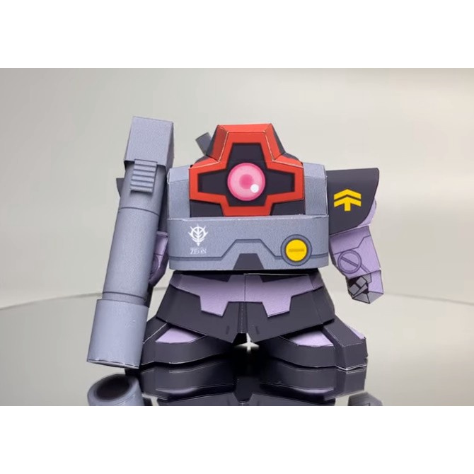 Chibi Robot Dom Gundam Papercraft